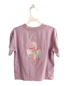 J. BAILEY  PURPLE   PRINTED DESIGN T-SHIRT