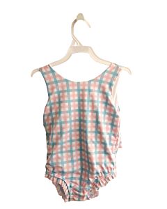 JAMES & LOTTIE  PINK  PLAID  1-PIECE SWIMSUIT