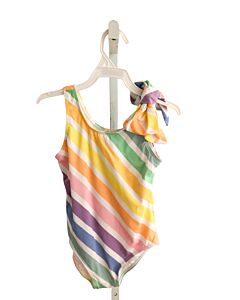 THE BEAUFORT BONNET COMPANY  YELLOW  STRIPED  1-PIECE SWIMSUIT