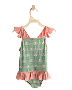 THE BEAUFORT BONNET COMPANY  BLUE  FLORAL  1-PIECE SWIMSUIT