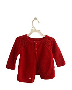 THE PROPER PEONY RED CARDIGAN