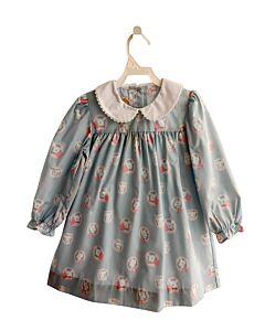 THE BEAUFORT BONNET COMPANY  BLUE  FLORAL  DRESS WITH RIC RAC