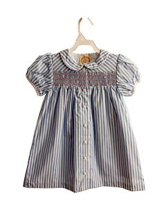 THE BEAUFORT BONNET COMPANY  BLUE  STRIPED SMOCKED DRESS