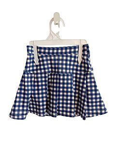 AZARHIA  BLUE  GINGHAM  SKORT