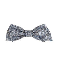 THE BOW NEXT DOOR  BLUE  FLORAL  HAIR BOW
