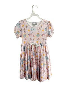 THE PROPER PEONY  LT PINK    KNIT DRESS WITH BOW