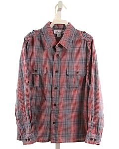 BUSY BEES  RED  PLAID  DRESS SHIRT