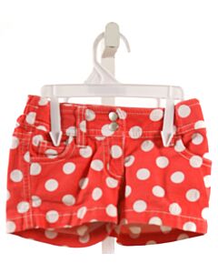 MINI BODEN  RED  POLKA DOT  SHORTS