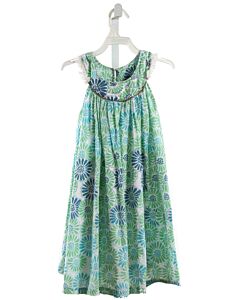 THE ALMIRAH  MINT  FLORAL  DRESS WITH SEQUINS