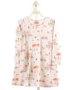 THE BEAUFORT BONNET COMPANY  ORANGE  PRINT  KNIT DRESS