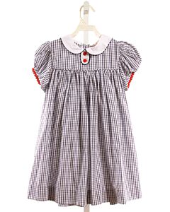 THE BEAUFORT BONNET COMPANY  NAVY  WINDOWPANE  DRESS