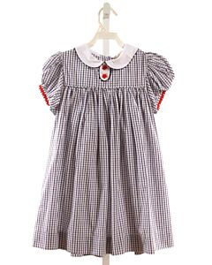 THE BEAUFORT BONNET COMPANY  NAVY  WINDOWPANE  DRESS