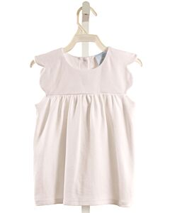 BELLA BLISS WHITE SLEEVELESS SHIRT