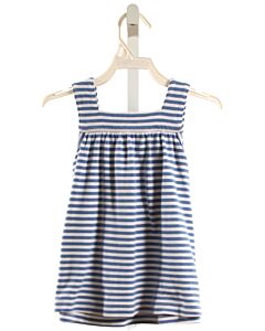 BELLA BLISS  BLUE  STRIPED  KNIT TANK