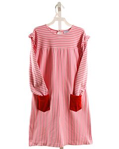 BELLA BLISS PINK STRIPED KNIT DRESS