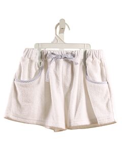 BELLA BLISS WHITE TERRY CLOTH SHORTS