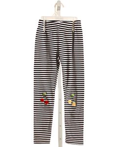 BELLA BLISS NAVY STRIPED APPLIQUED LEGGINGS