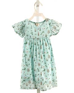 BAYBALA  BLUE  FLORAL  KNIT DRESS
