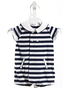 MAYORAL  NAVY  STRIPED  KNIT BUBBLE