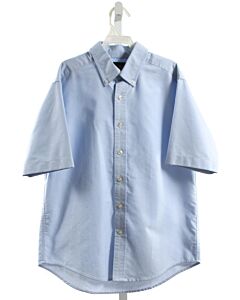 LANDS' END KIDS  LT BLUE    DRESS SHIRT