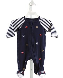 LITTLE ME  NAVY   EMBROIDERED LAYETTE