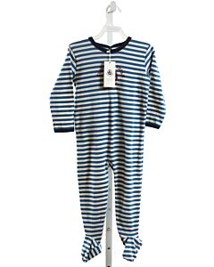 PETIT BATEAU  BLUE  STRIPED PRINTED DESIGN LOUNGEWEAR