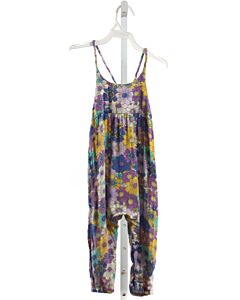 ANGEL DEAR  PURPLE  FLORAL  ROMPER