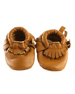 BIRDROCK BABY BROWN SHOES  *EUC SIZE TODDLER 4