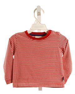 JOJO MAMAN BEBE  RED  STRIPED  KNIT LS SHIRT