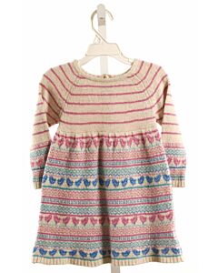 JOJO MAMAN BEBE  MULTI-COLOR    KNIT DRESS