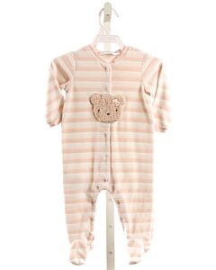 MAYORAL  LT PINK  STRIPED APPLIQUED LAYETTE