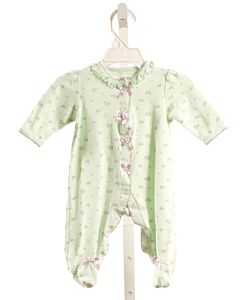 LITTLE ME  MINT  FLORAL  LAYETTE WITH PICOT STITCHING