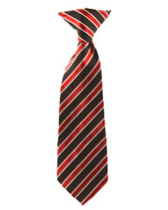 NO TAG  RED  STRIPED  TIE