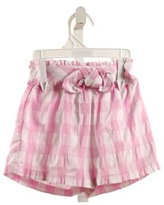 MAYORAL  LAVENDER SEERSUCKER CHECK  SHORTS