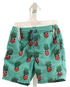 EGG  MINT  PRINT  SWIM TRUNKS