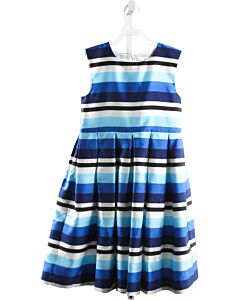 RACHEL RILEY  BLUE  STRIPED  PARTY DRESS