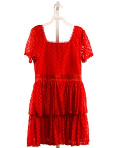 AQUA GIRLS  RED LACE   PARTY DRESS