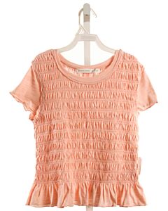 ALTAR'D STATE  LT PINK   SMOCKED KNIT SS SHIRT