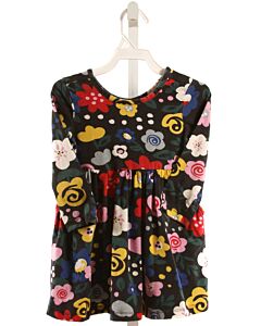 HANNA ANDERSSON  BLACK  FLORAL  KNIT DRESS