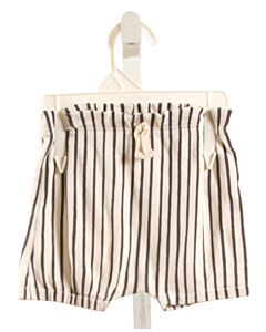 PEHR  BLUE KNIT STRIPED  SHORTS
