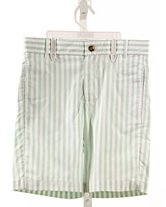 BELLA BLISS  LT GREEN  STRIPED  SHORTS