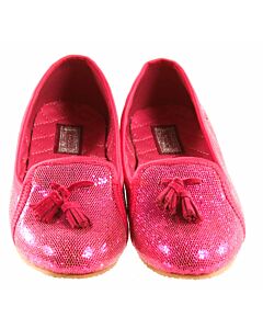 L'AMOUR PINK MOCCASINS  *EUC SIZE CHILD 1