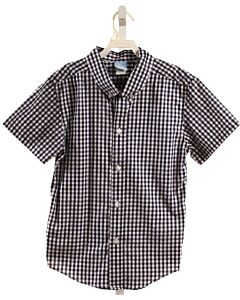 BELLA BLISS  NAVY  GINGHAM  DRESS SHIRT