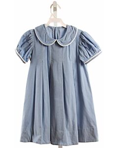 REMEMBER NGUYEN  LT BLUE CORDUROY   DRESS