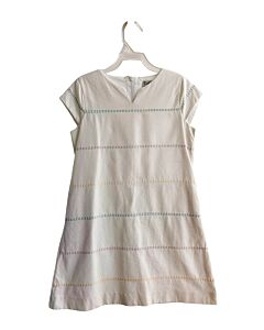 GABBY  WHITE PIQUE  EMBROIDERED DRESS