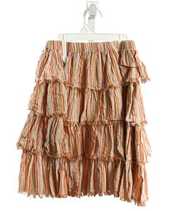 POPPET & FOX  ORANGE  STRIPED  SKIRT