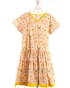 THE MIDDLE DAUGHTER  ORANGE   PRINTED DESIGN DRESS