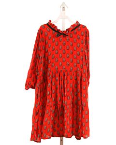 TUKTUK  RED   PRINTED DESIGN DRESS