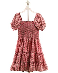 PEIXOTO  PINK   SMOCKED DRESS