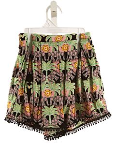 MOLLY BRACKEN  BLACK  PRINT  SHORTS